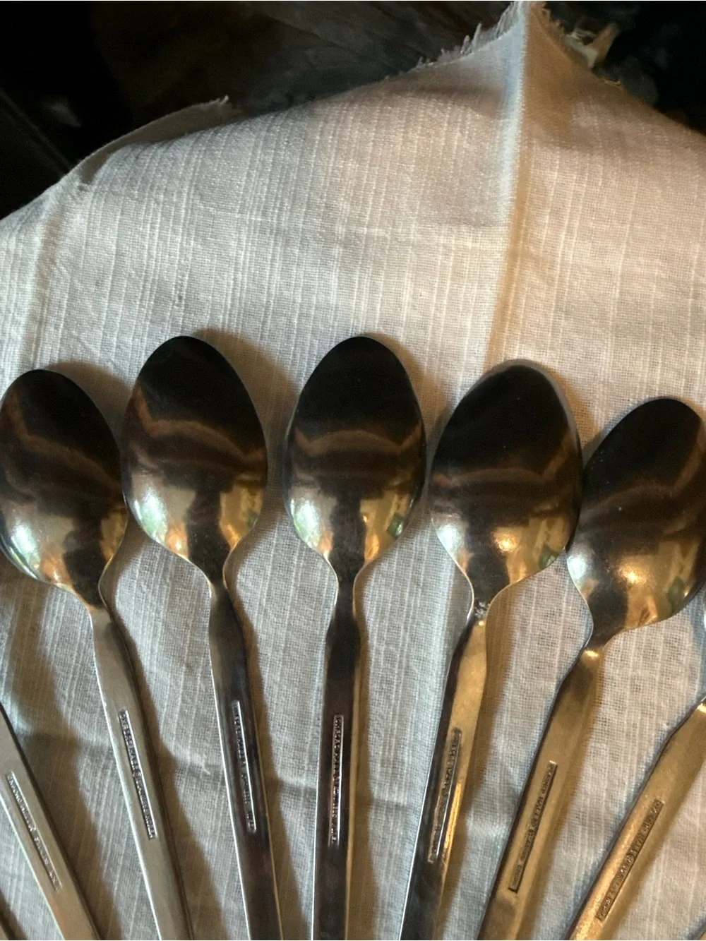 Vintage Oxford Hall Palo Alto Stainless-Steel Tablespoons Set of 10